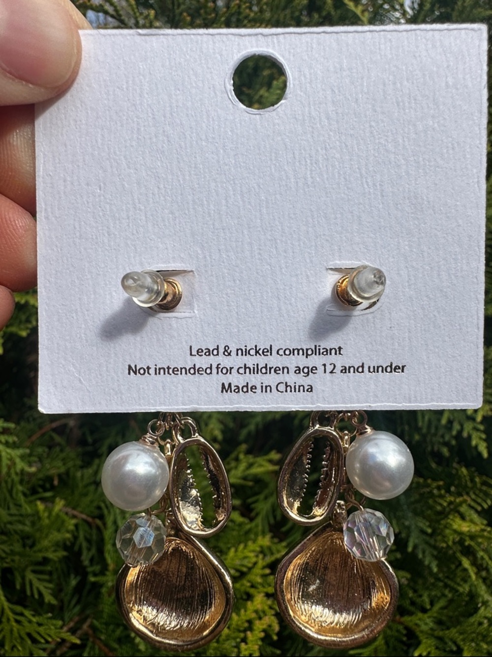 Seashell Dangle Drop Earrings โจ๐๐ - Picture 4 of 6